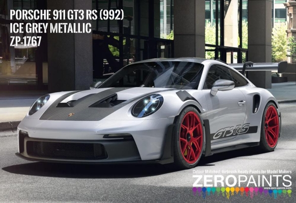 Porsche 911 GT3 RS (992) Paint 30ml ZP-1767 Ice Grey Metallic